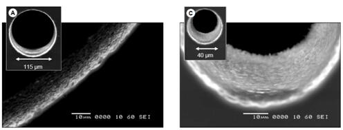光敏玻璃加工結(jié)構(gòu)的表面粗糙度 光敏玻璃加工結(jié)構(gòu)的表面粗糙度