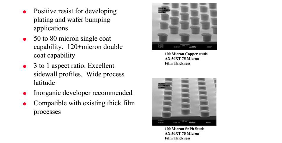 AZ 50XT 正性光刻膠價格、工藝、參數(shù)、優(yōu)缺點及說明