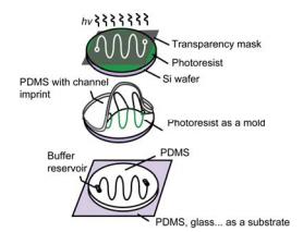基于軟蝕刻技術的芯片快速復制法 基于軟蝕刻技術的芯片快速復制法