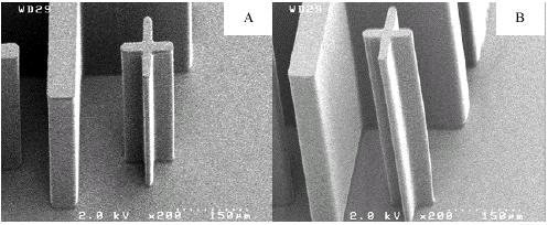 PDMS樣品上電鑄微模具工藝流程 PDMS樣品上電鑄微模具工藝流程