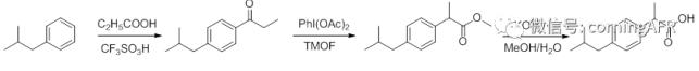 布洛芬的全合成反應方程式 布洛芬的全合成反應方程式