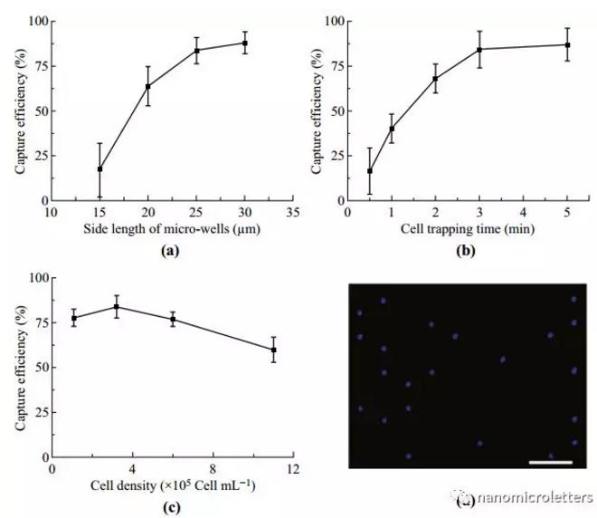 圖3：細(xì)胞俘獲效率的優(yōu)化
