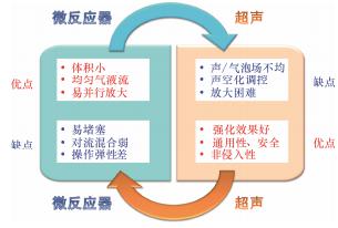 圖1聲化學(xué)微反應(yīng)器理念的內(nèi)涵 圖1聲化學(xué)微反應(yīng)器理念的內(nèi)涵