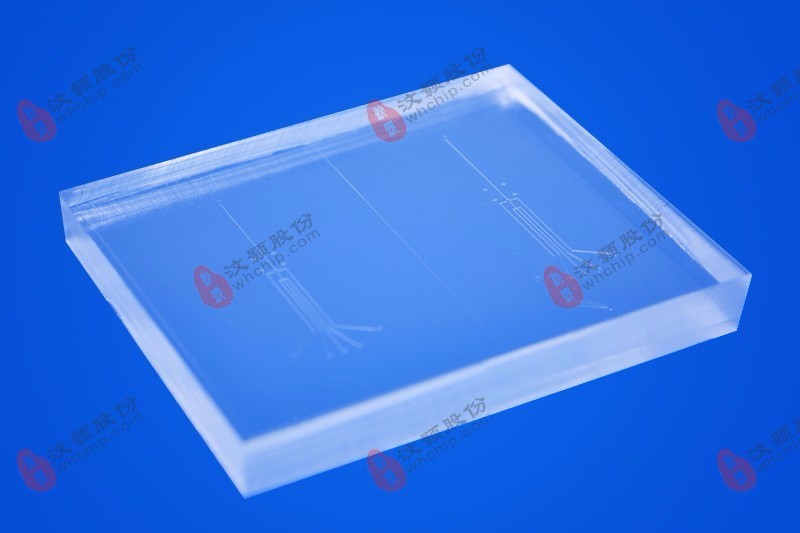 Chip for detection of small molecules(100?m etch depth) Chip for detection of small molecules(100?m etch depth)