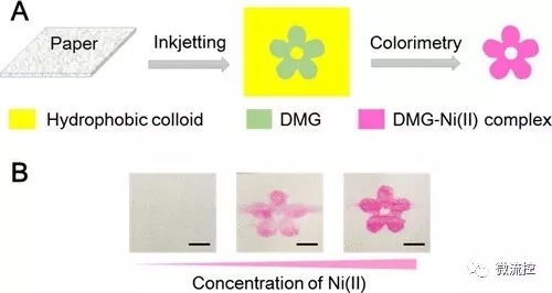 超浸潤紙芯片的制作及其對重金屬離子的可視化檢測