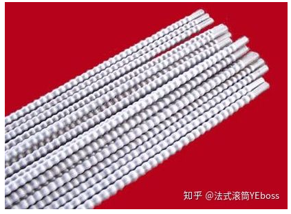 帶有波結(jié)結(jié)構(gòu)的換熱管，通過管徑不斷變化形成湍流，強(qiáng)化傳熱。