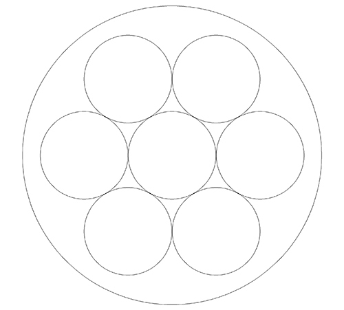 花瓣式結晶發生器橫截面 花瓣式結晶發生器橫截面