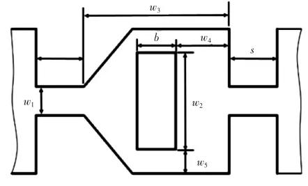 圖1混沌式微混合器結構示意圖 圖1混沌式微混合器結構示意圖